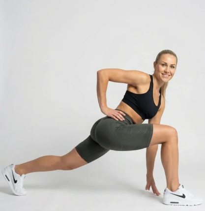 Leggings Cortos 3D - Gris oscuro