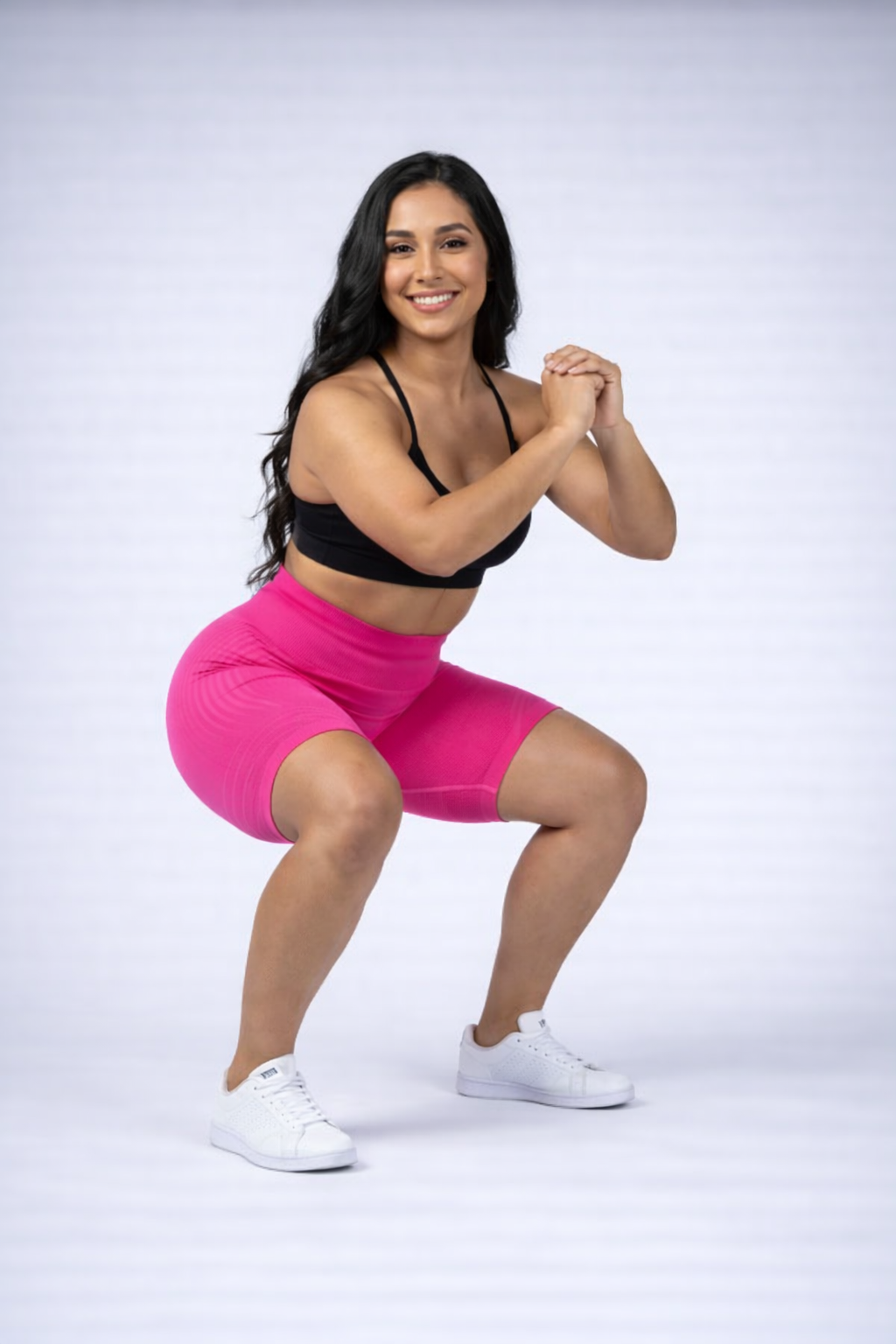Leggings Cortos 3D - rosa