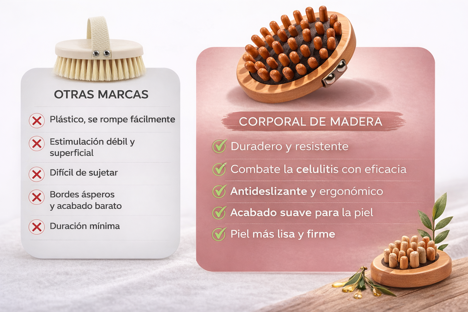 Rollo de cuerpo de madera