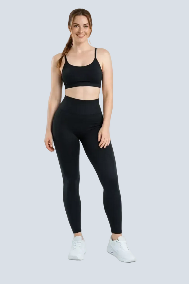3D Leggings – Negro Clásico
