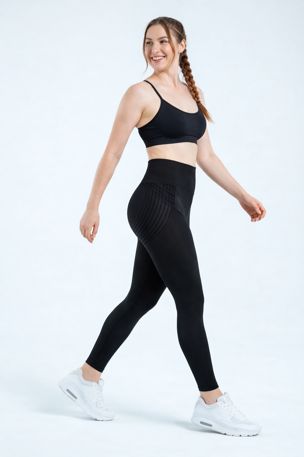 3D Leggings – Negro Clásico