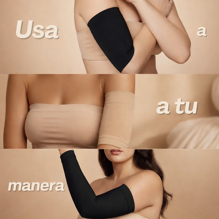 Mangas moldeadoras – adiós a los brazos flácidos-Curvella™